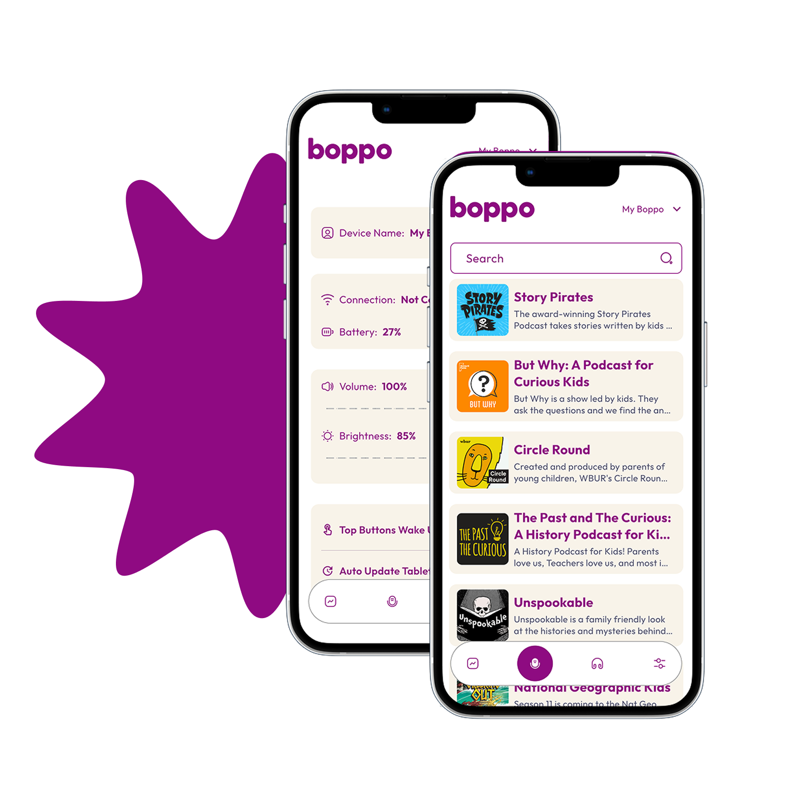 Boppo App Screens