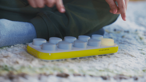 Young child playing Bop A Mole on Boppo