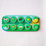 Children's toy Toppo with farm animal illustrations